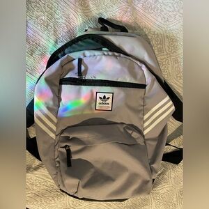 Adidas gray backpack